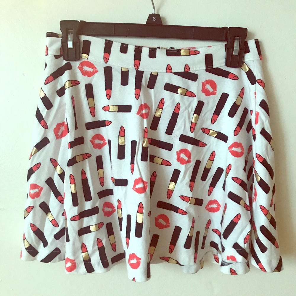 Kendall and Kylie lipstick skirt